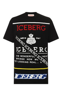 Хлопковая футболка Iceberg