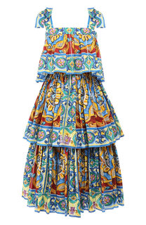 Хлопковое платье Dolce & Gabbana