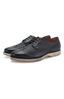 Кожаные дерби Santoni
