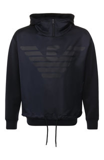 Хлопковое худи Emporio Armani