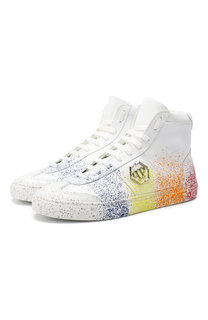 Кожаные кеды Philipp Plein