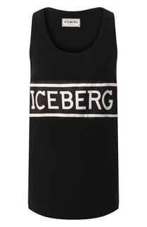 Топ с логотипом бренда Iceberg