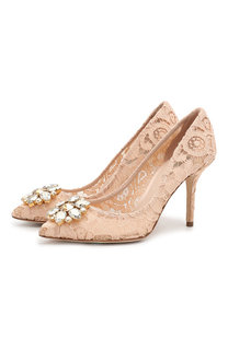 Кружевные туфли Rainbow Lace Dolce & Gabbana