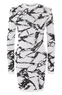 Платье из вискозы Balmain