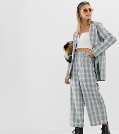Укороченные брюки в клетку с отворотами Reclaimed Vintage inspired - Мульти