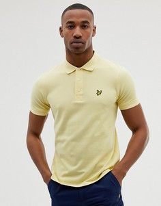 Желтое поло с логотипом Lyle & Scott - Желтый