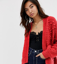 Красный кардиган с помпонами River Island - Красный