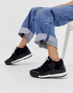 Кроссовки Love Moschino heart runner - Черный