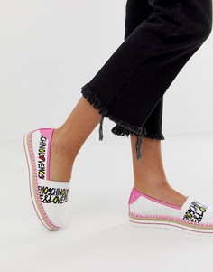 Эспадрильи с логотипом Love Moschino - Белый