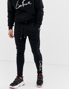 Черные джоггеры The Couture Club essential - Черный
