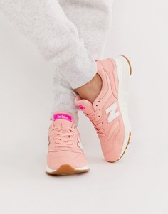 Розовые кроссовки New Balance 997 - Розовый