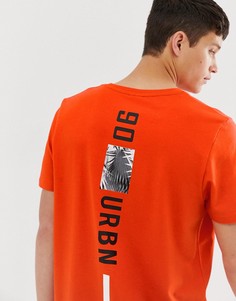Oversize-футболка с принтом Jack & Jones Core - Красный