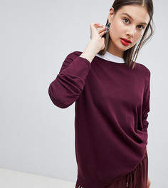 Легкий oversize-джемпер с круглым вырезом Esprit - Красный