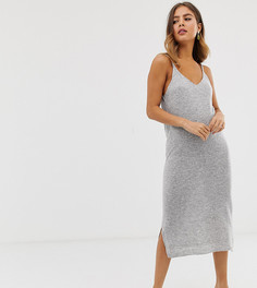 Трикотажное платье Bershka - Серый