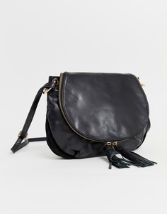 Черная сумка с кисточками на молнии Urbancode - Черный