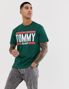 Футболка Tommy Jeans Essential - Зеленый