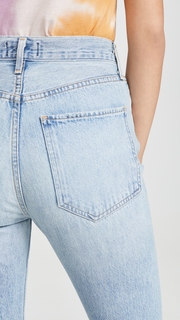 AGOLDE Riley High Rise Straight Crop Jeans