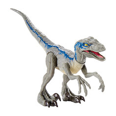 Базовая фигурка динозавра Jurassic World Dino Rivals Велоцерпатор, синий Mattel