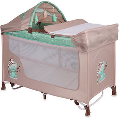 Манеж Lorelli San Remo 2 Rocker, бежево-зелёный