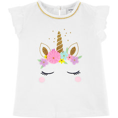 Футболка с коротким рукавом carters для девочки Carters