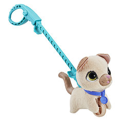 Мягкая игрушка FurReal Friends "Маленький питомец на поводке" Кошка Hasbro