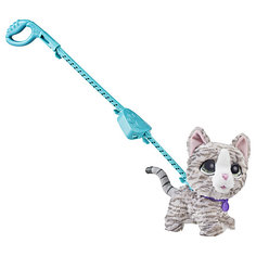 Мягкая игрушка FurReal Friends "Большой питомец на поводке" Кошка Hasbro