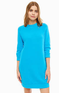 Платье-свитшот синего цвета United Colors of Benetton