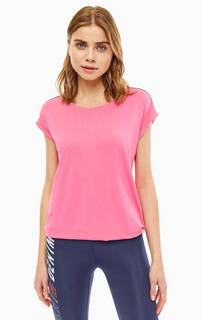 Футболка из вивкозы цвета фуксии Tom Tailor