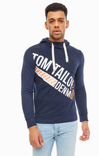 Хлопковая толстовка с капюшоном Tom Tailor Denim