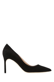 Черные замшевые туфли ВВ Manolo Blahnik