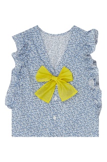 Хлопковый топ с бантом Il Gufo