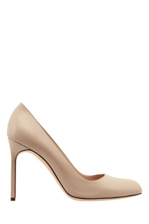 Нюдовые туфли BBR Manolo Blahnik