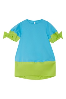 Хлопковое комбинированное платье Il Gufo