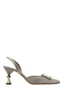 Серые туфли Spuria Manolo Blahnik