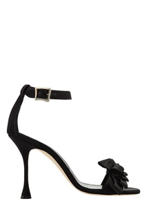 Черные босоножки Vinkaos Manolo Blahnik