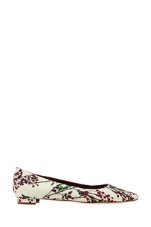 Туфли BBflatlan с цветочным принтом Manolo Blahnik