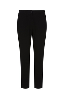 Черные брюки с контрастной отделкой Claudie Pierlot