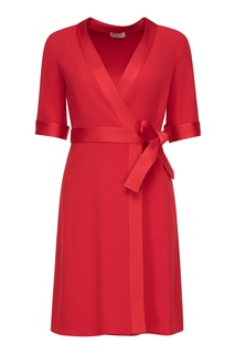 Красное платье с запахом Claudie Pierlot