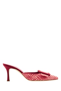 Розовые мюли Maysalebi Manolo Blahnik
