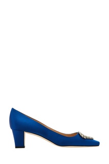 Синие туфли Okkato Manolo Blahnik