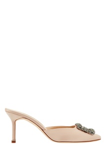 Бежевые мюли Hangisimu Manolo Blahnik