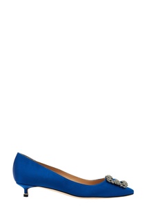 Синие туфли Hangisi Manolo Blahnik