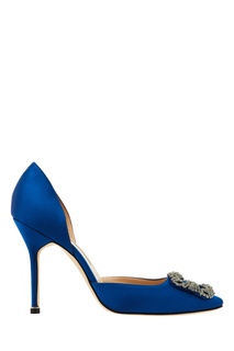 Синие туфли Hangisido Manolo Blahnik