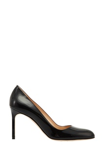 Черные лакированные туфли BBR Manolo Blahnik
