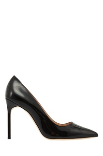 Лакированные черные туфли BB Manolo Blahnik