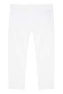 Хлопковые белые брюки Il Gufo