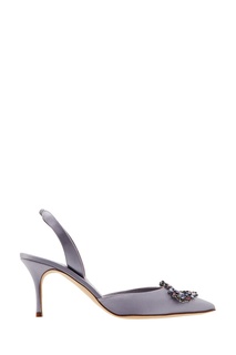 Фиолетовые туфли Leona Manolo Blahnik