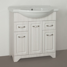 Тумба с раковиной Style line Олеандр-2 75 рельеф пастель (2000949070360, 1WH110259)