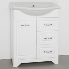 Тумба с раковиной Style line Олеандр-2 65 белая (2000949070520, 1WH109651)