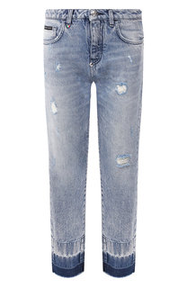 Джинсы с потертостями Philipp Plein